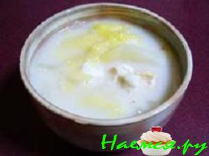 Крем-суп по-японски: HAKUSAI