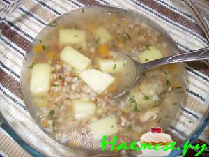 Суп из гречки