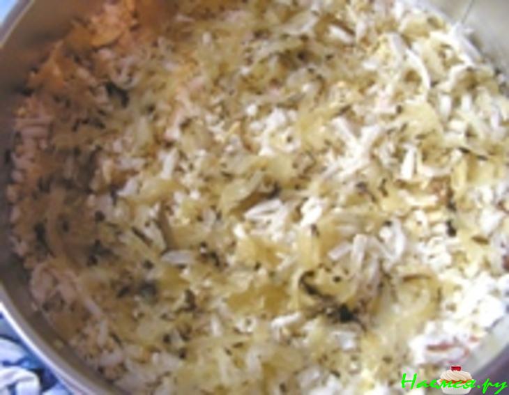 Салат - Овощной торт