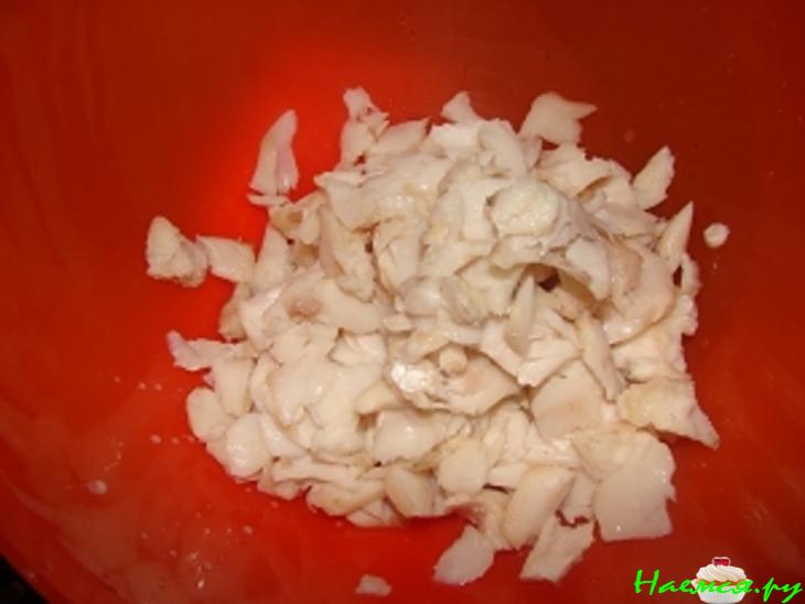 Пышки из трески