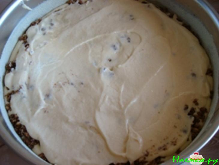 Сметанно-ореховый пирог