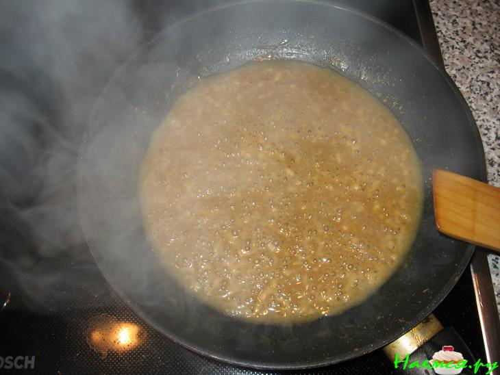 Филе форели с горчичной подливкой