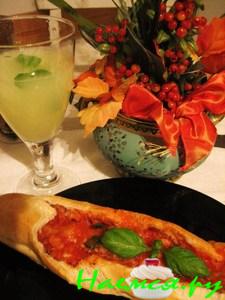 Томатный суп с базиликом, чесноком и чили