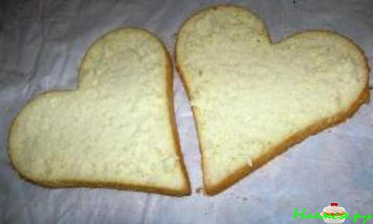 Торт "Валентинка" с мандаринами и киви