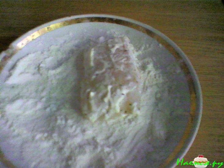 Рыба с майонезом жареная