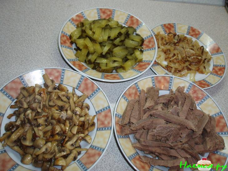 Языкатый салат Языкатый салат