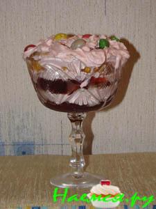 Фруктовый десерт с "Морскими камешками"