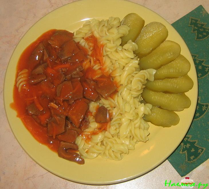 Сердце в кисло-сладком соусе