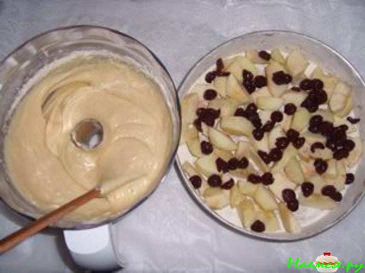 Быстрый яблочный пирог (кислые яблочки)  