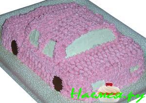 Торт "Медовая машинка для сыночка"