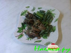 Куриная печеночка в сухарном соусе