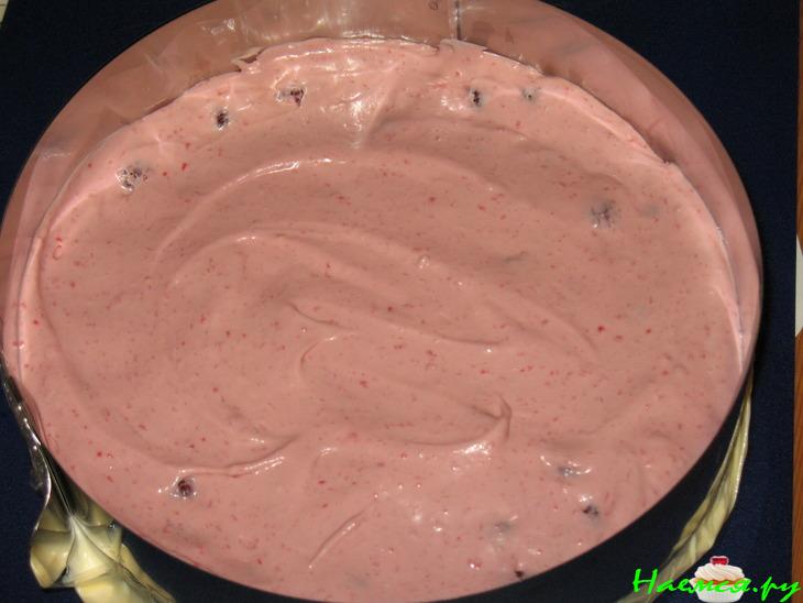 Торт с малиной и глазированными апельсинами «Солнышко для Иришки»