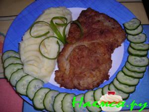 Отбивная из свиной шейки