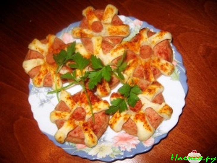 Колбасные хризантемы