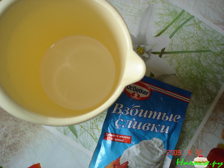 Пирожные песочные с фруктами