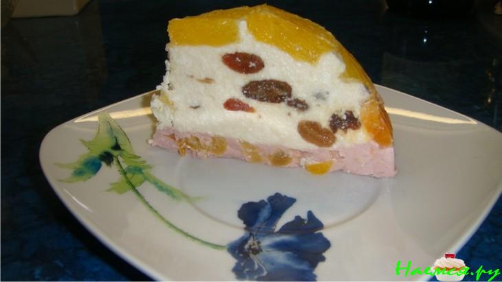 Творожный торт без выпечки