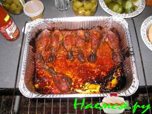 Куриные ножки со специями под соусом Куриные ножки со специями под соусом