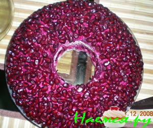 "Гранатовый браслет" с курочкой слоеный