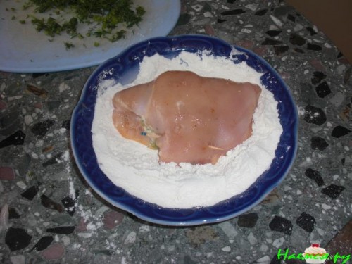 Курочка с баклажаном