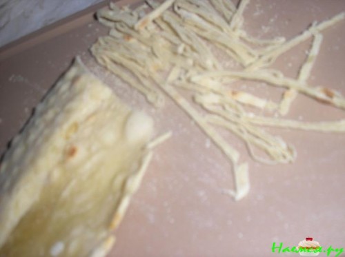 "Лапша домашняя" собственного производства