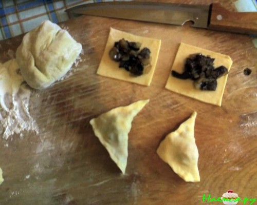 Грибной суп с «ушками»