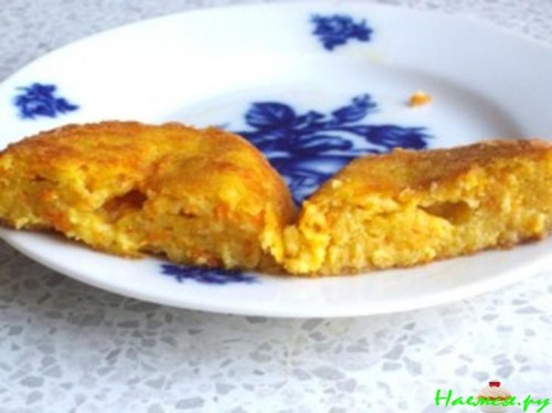 Морковные котлеты с сыром