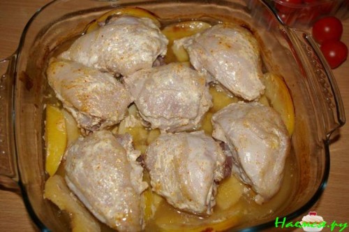 Курочка с айвой