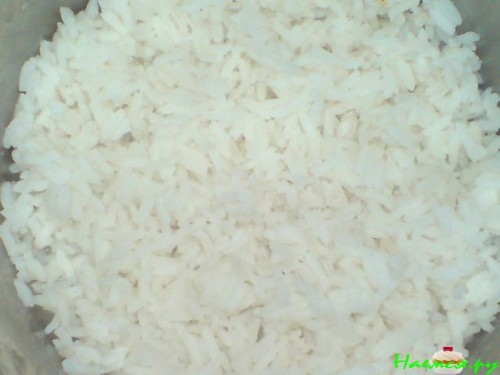 Рисовые котлеты с сыром и зелёным лучком