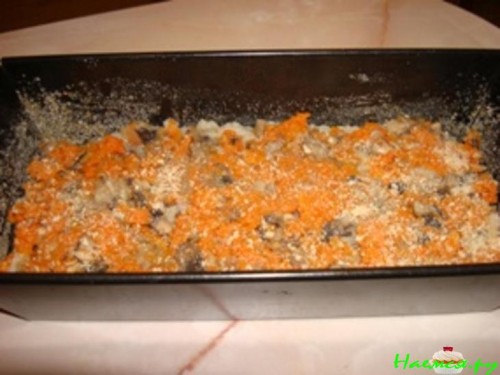 3-х цветная овощная запеканка