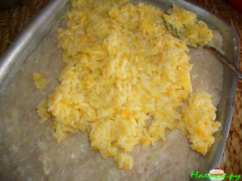 Рыбно-рисовая запеканка "Воздушная"