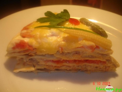 Пицца-лазанья по-русски