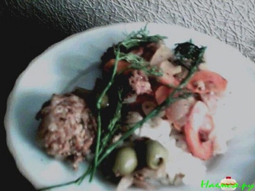 "Куриные котлетки с зеленью"