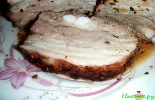 Запечённая пряная грудинка