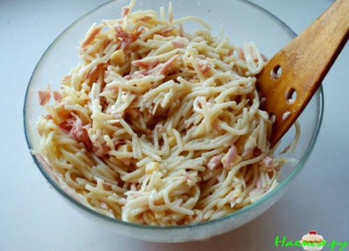 Биточки из спагетти