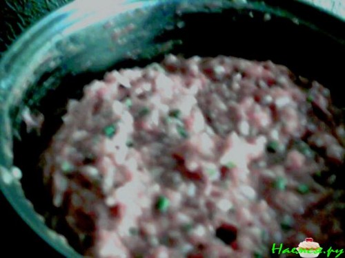 "Куриные котлетки с зеленью"