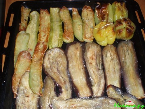 Овощная запеканка с фаршем