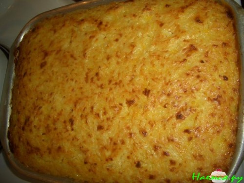 Рыбно-рисовая запеканка "Воздушная"