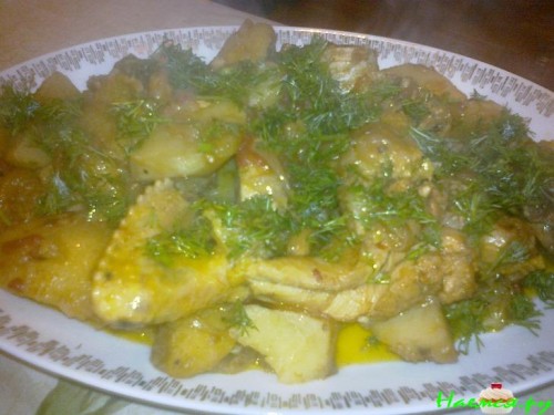 Чихиртма с зеленью