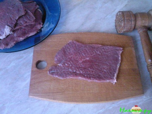 Мясные рулетики с опятами