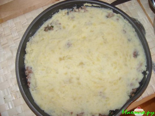 Картофельная запеканка с домашним фаршем