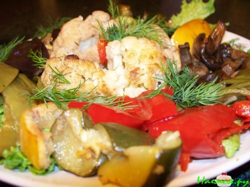 Овощной салат и Овощное рагу