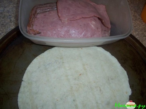 Закусочный пирог из лаваша