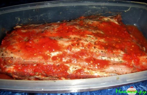 Запечённая пряная грудинка