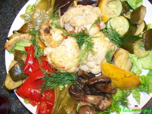 Овощной салат и Овощное рагу