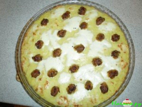 Картофельная запеканка «Перепелиное гнездо»