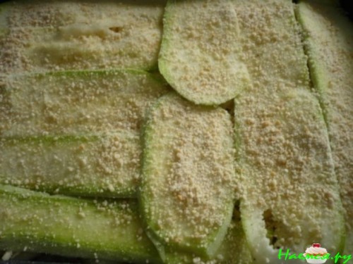 «Лазанья» по-флотски с кабачком