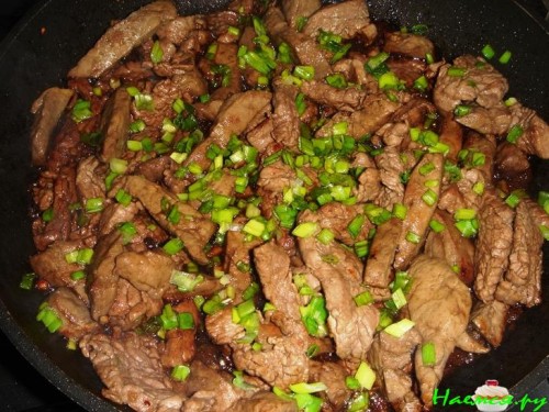 Говядина +печень с кунжутными семечками