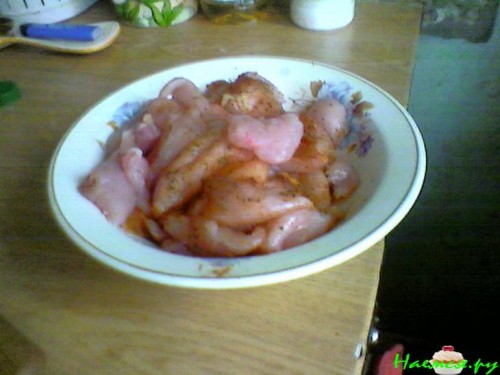 Курица с морковью