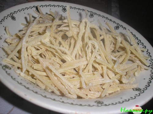 "Лапша домашняя" собственного производства