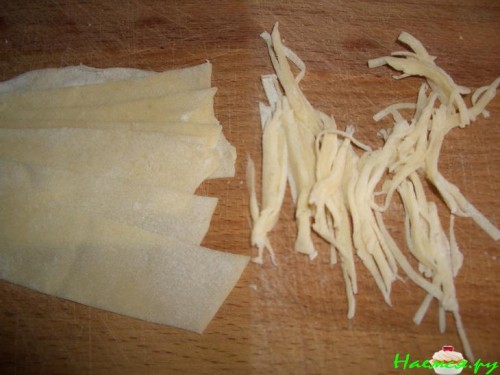 Домашняя лапша с овощами (с 1 года)